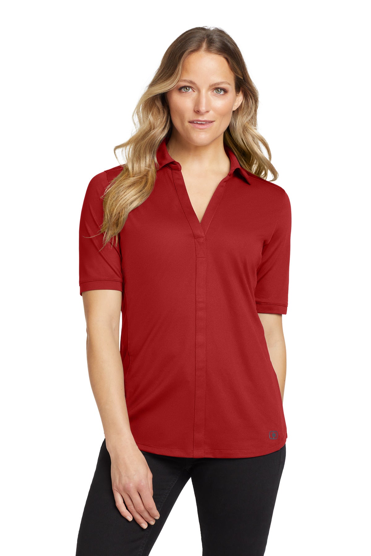 OGIO Women's Metro Polo LOG130 Ripped Red