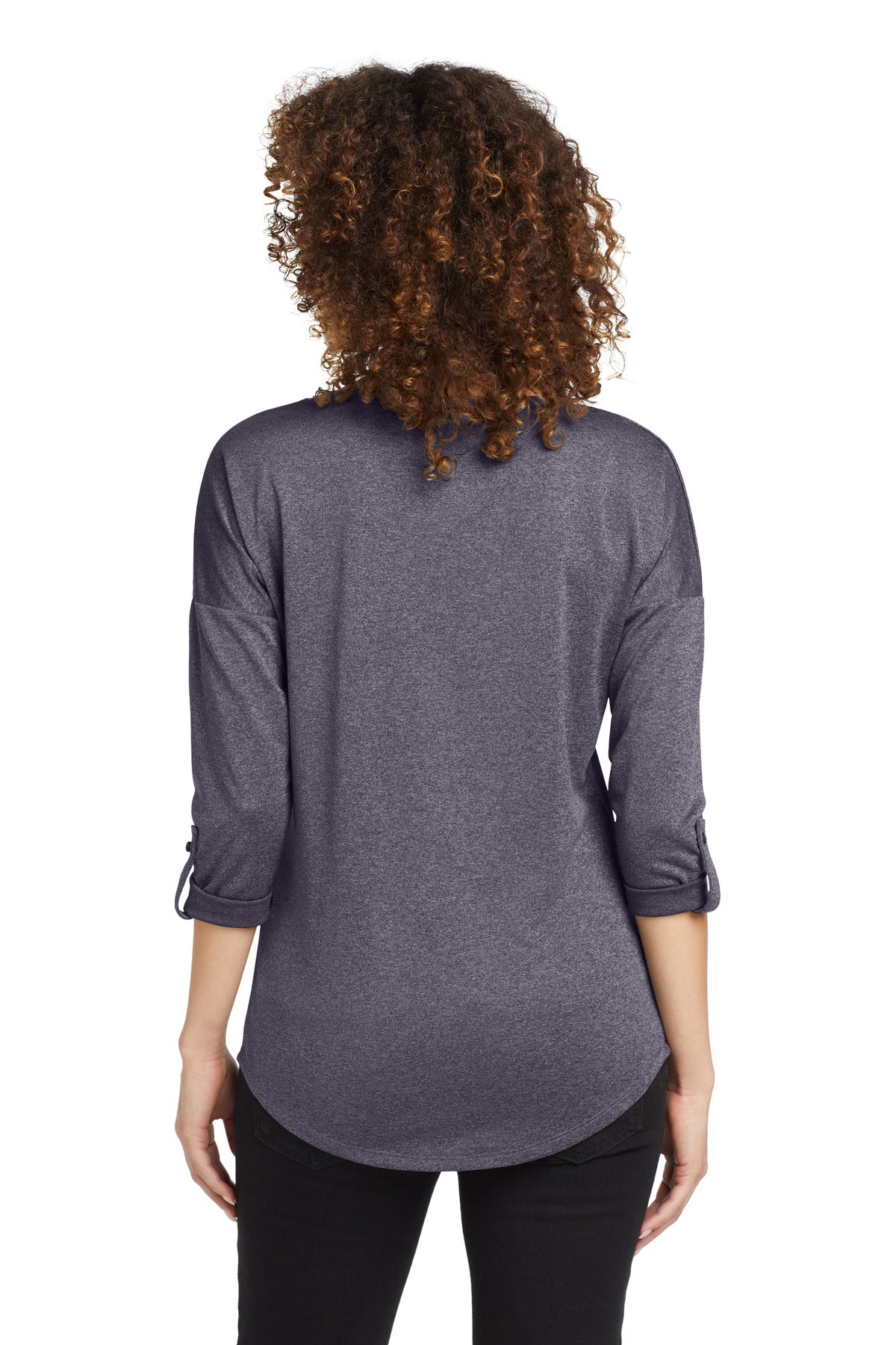 OGIO Women's Gravitate Scoop 3/4-Sleeve  LOG141 Navy Heather