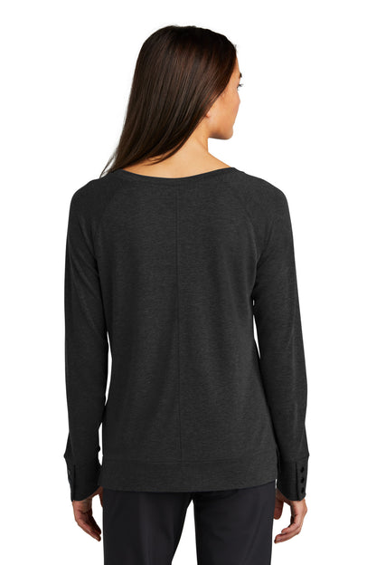 OGIO Women's Command Long Sleeve Scoop Neck LOG150 Blacktop
