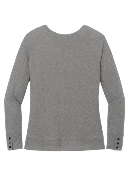 OGIO Women's Command Long Sleeve Scoop Neck LOG150 Gear Grey