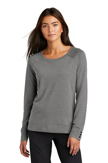 OGIO Women's Command Long Sleeve Scoop Neck LOG150 Gear Grey