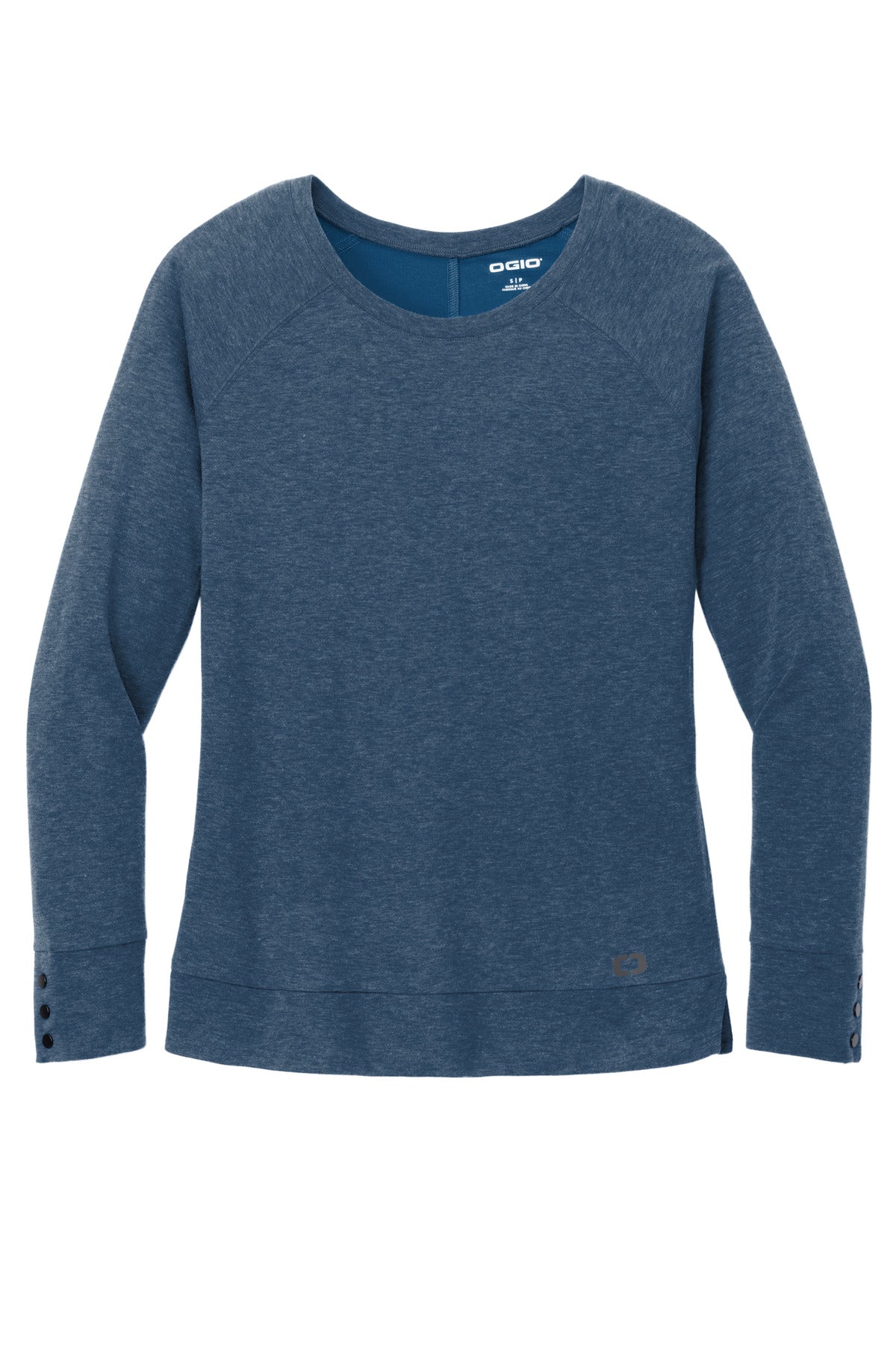 OGIO Women's Command Long Sleeve Scoop Neck LOG150 Spar Blue