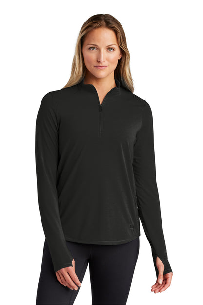 OGIO Women's Motion 1/4-Zip LOG153 Blacktop