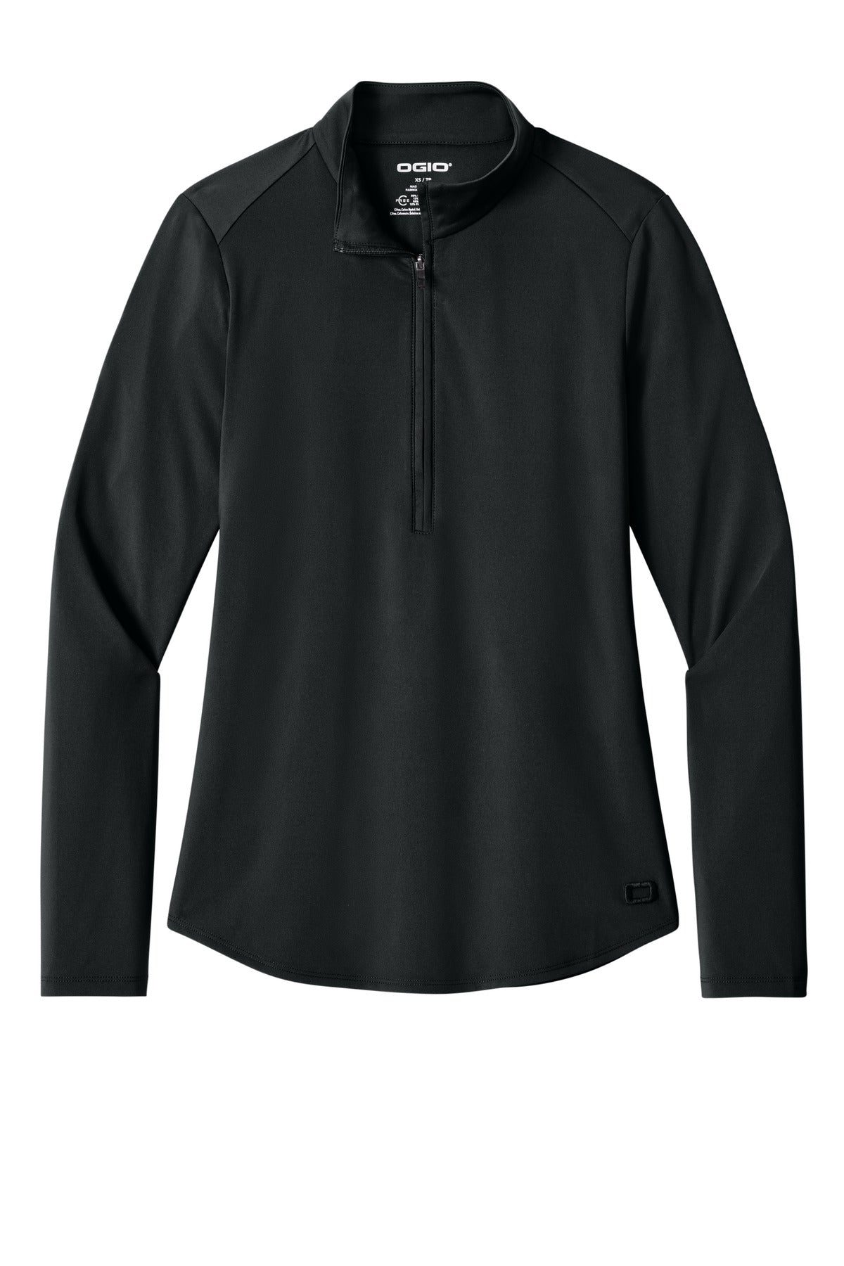 OGIO Women's Regain 1/2-Zip LOG172 Blacktop