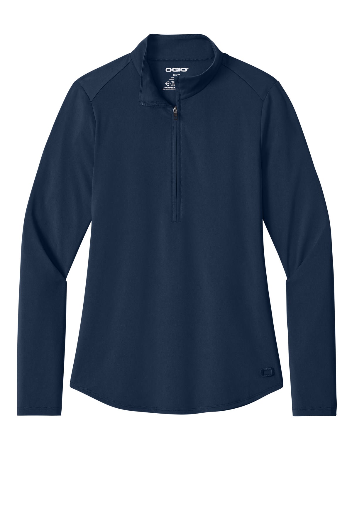 OGIO Women's Regain 1/2-Zip LOG172 River Blue Navy