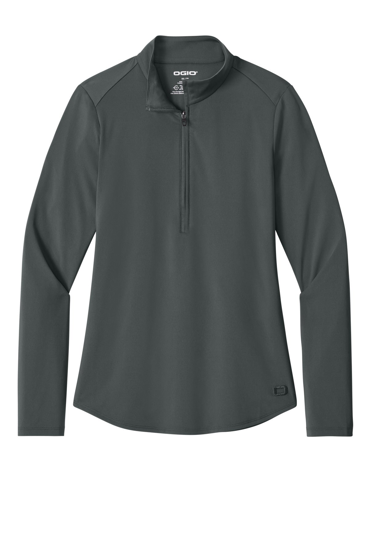 OGIO Women's Regain 1/2-Zip LOG172 Tarmac Grey