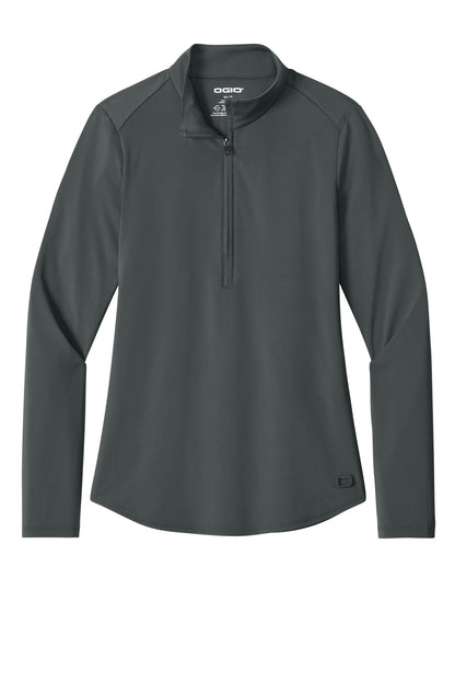 OGIO Women's Regain 1/2-Zip LOG172 Tarmac Grey