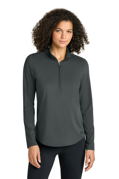 OGIO Women's Regain 1/2-Zip LOG172 Tarmac Grey