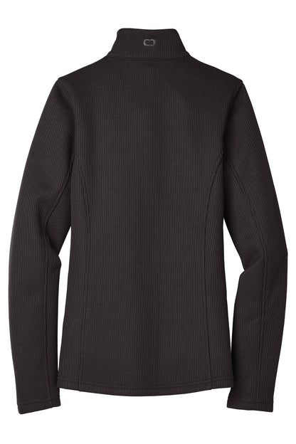 OGIO Women's Grit Fleece Jacket LOG727 Blacktop