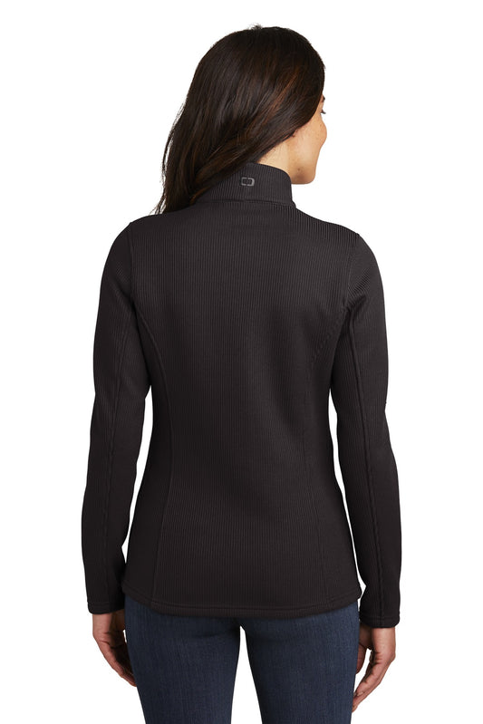 OGIO Women's Grit Fleece Jacket LOG727 Blacktop