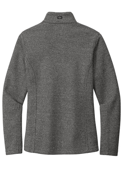 OGIO Women's Grit Fleece Jacket LOG727 Diesel Grey Heather