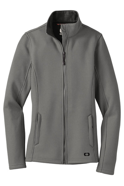 OGIO Women's Grit Fleece Jacket LOG727 Gear Grey