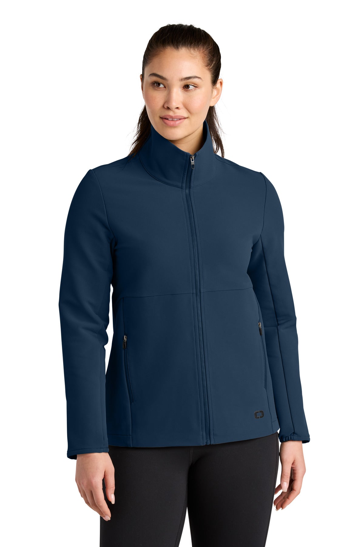 OGIO Women's Kinetic Soft Shell LOG740 River Blue Navy