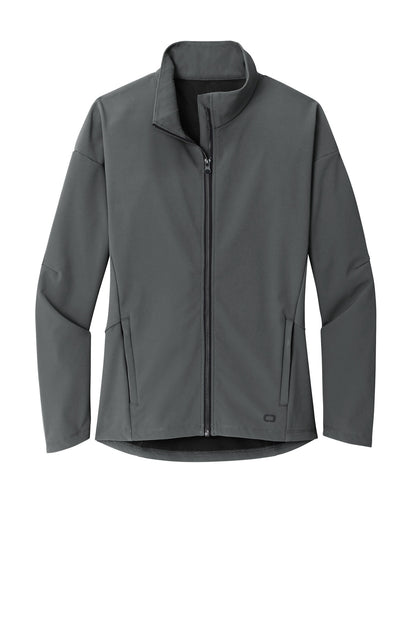 OGIO Women's Commuter Full-Zip Soft Shell LOG755 Diesel Grey