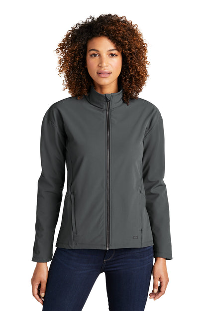 OGIO Women's Commuter Full-Zip Soft Shell LOG755 Diesel Grey