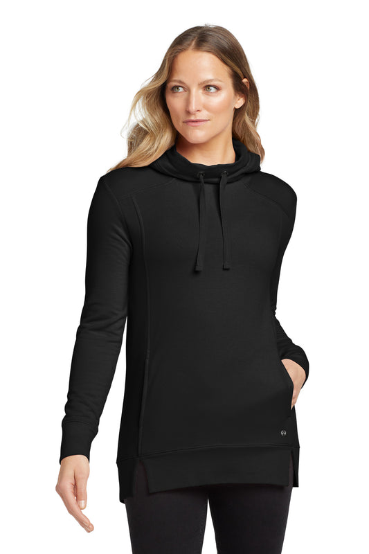 OGIO Women's Luuma Pullover Fleece Hoodie LOG810 Blacktop
