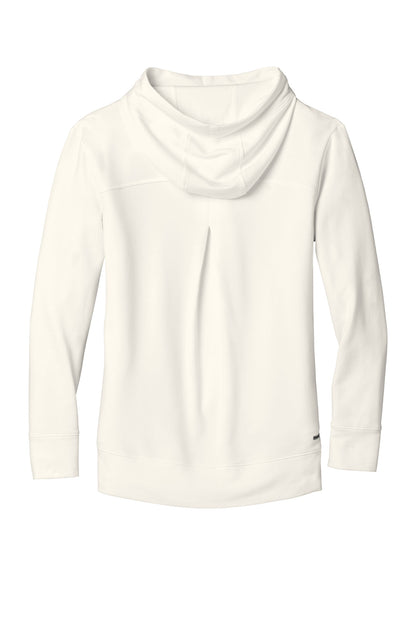 OGIO Women's Luuma Pullover Fleece Hoodie LOG810 Ivory Snow