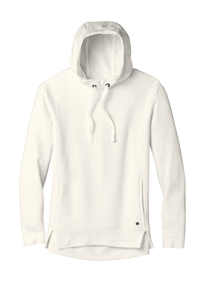 OGIO Women's Luuma Pullover Fleece Hoodie LOG810 Ivory Snow