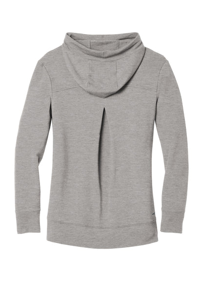 OGIO Women's Luuma Pullover Fleece Hoodie LOG810 Petrol Grey Heather
