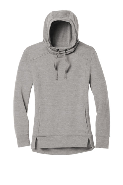 OGIO Women's Luuma Pullover Fleece Hoodie LOG810 Petrol Grey Heather