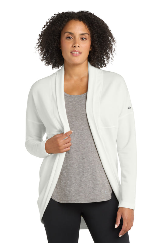 OGIO Women's Luuma Cocoon Fleece LOG811 Ivory Snow