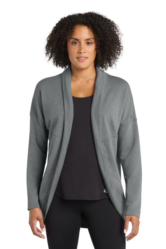 OGIO Women's Luuma Cocoon Fleece LOG811 Petrol Grey Heather