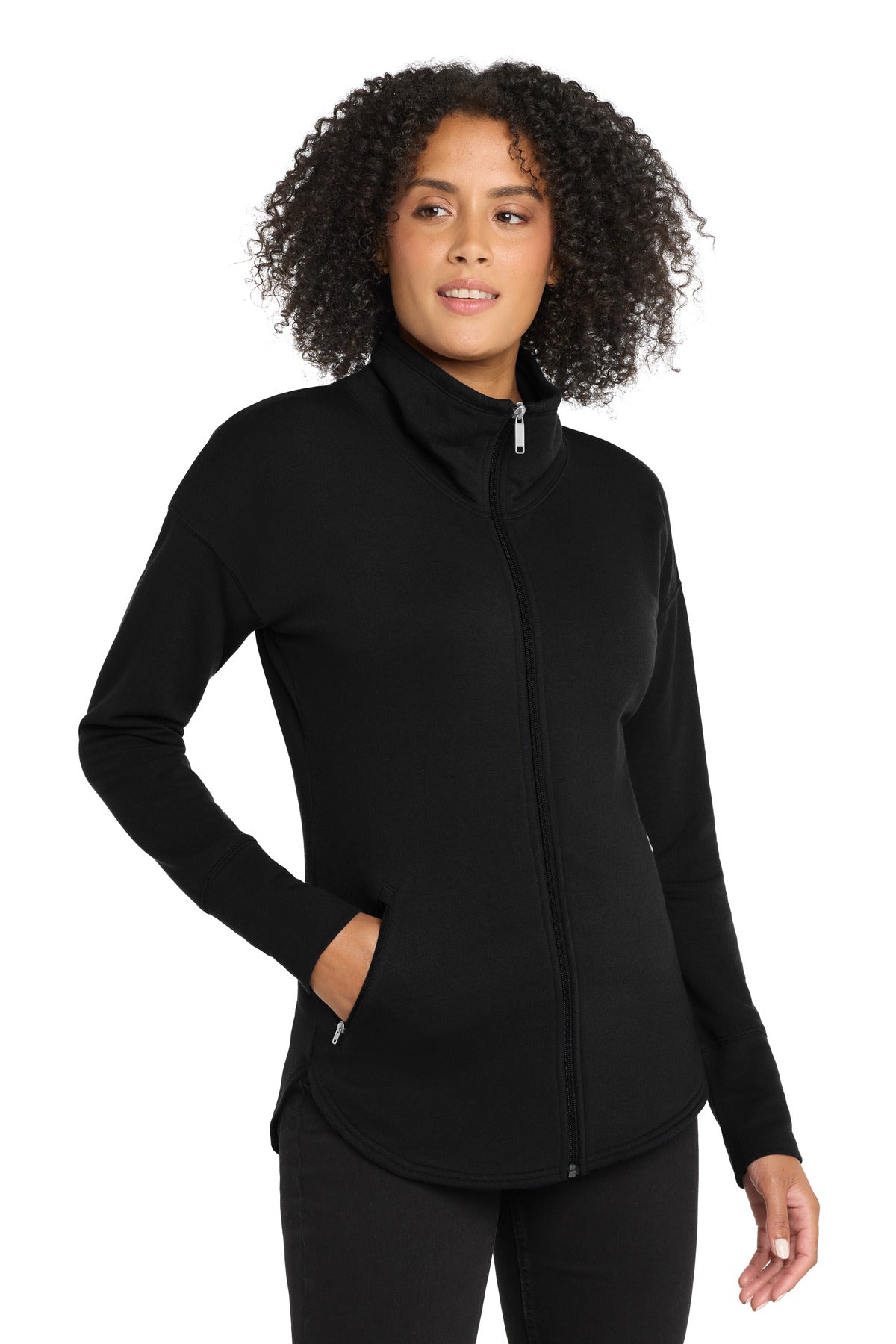 OGIO Women's Luuma Full-Zip Fleece LOG812 Blacktop