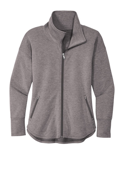 OGIO Women's Luuma Full-Zip Fleece LOG812 Petrol Grey Heather