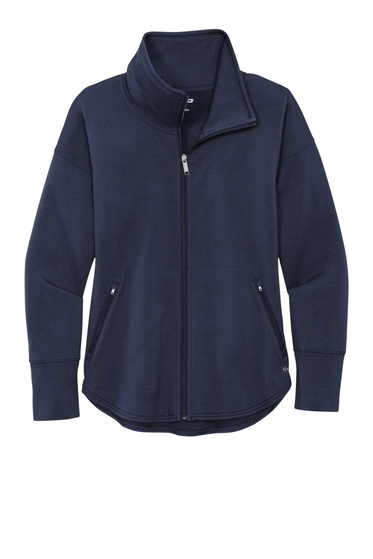 OGIO Women's Luuma Full-Zip Fleece LOG812 River Blue Navy