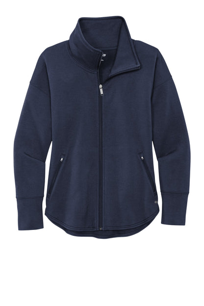 OGIO Women's Luuma Full-Zip Fleece LOG812 River Blue Navy