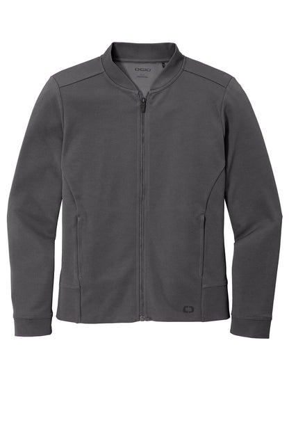 OGIO Women's Hinge Full-Zip LOG820 Tarmac Grey