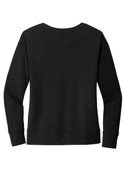 OGIO Women's Luuma Flex Long Sleeve V-Neck LOG825 Blacktop