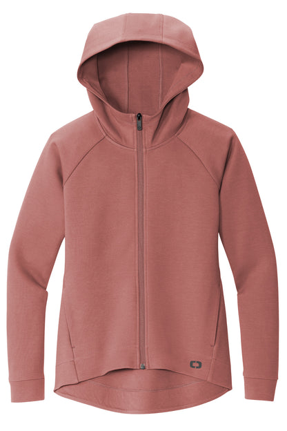 OGIO Women's Bolt Full-Zip Hoodie LOG850 Deep Rose