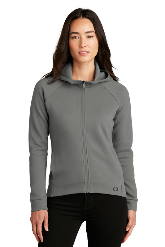 OGIO Women's Bolt Full-Zip Hoodie LOG850 Turbo Grey