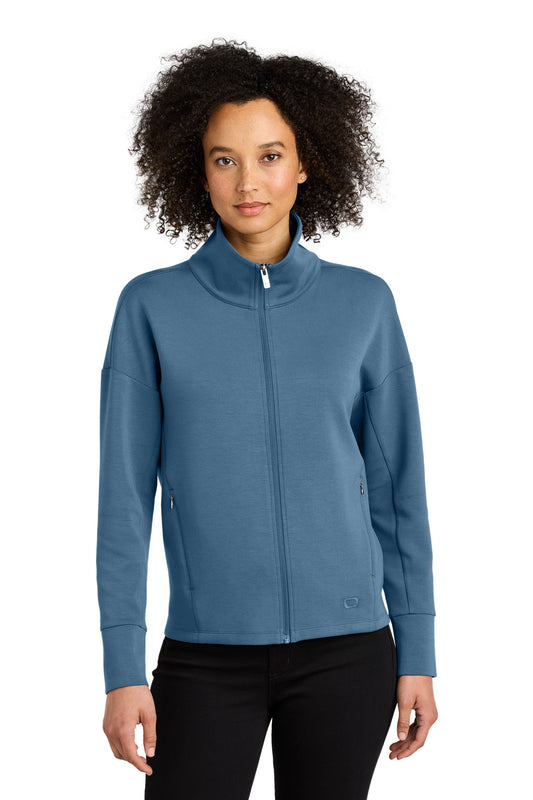 OGIO Women's Transcend Full-Zip LOG860 Blue Mist