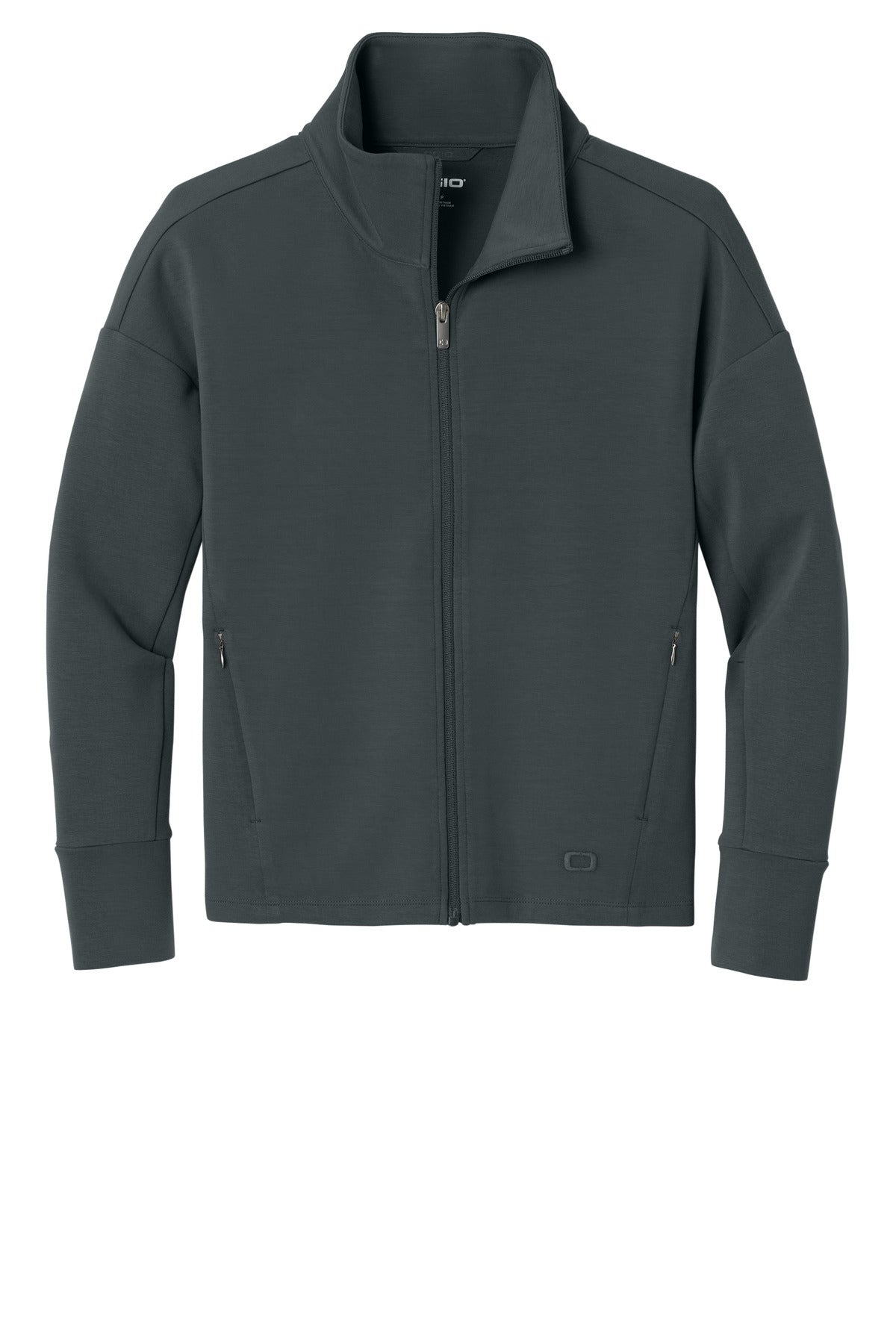 OGIO Women's Transcend Full-Zip LOG860 Tarmac Grey