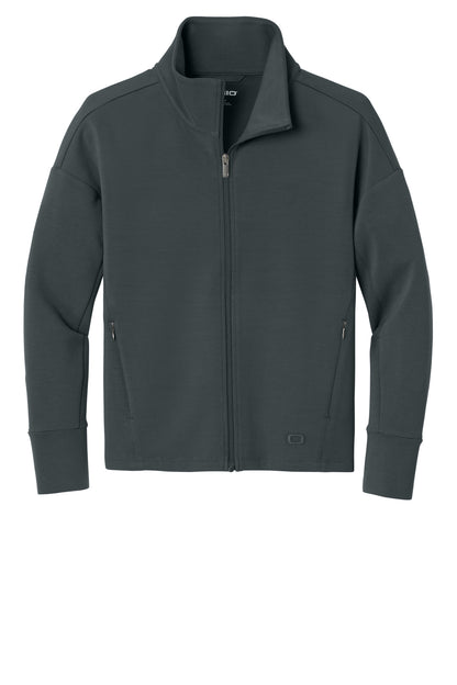 OGIO Women's Transcend Full-Zip LOG860 Tarmac Grey