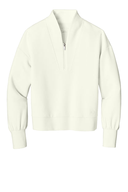 OGIO Women's Transcend 1/4-Zip LOG861 Opal White