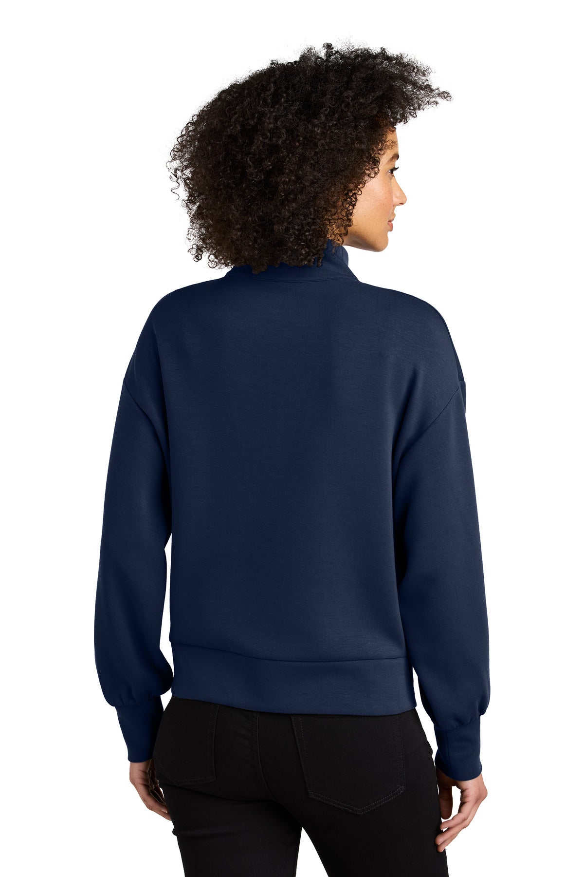 OGIO Women's Transcend 1/4-Zip LOG861 River Blue Navy