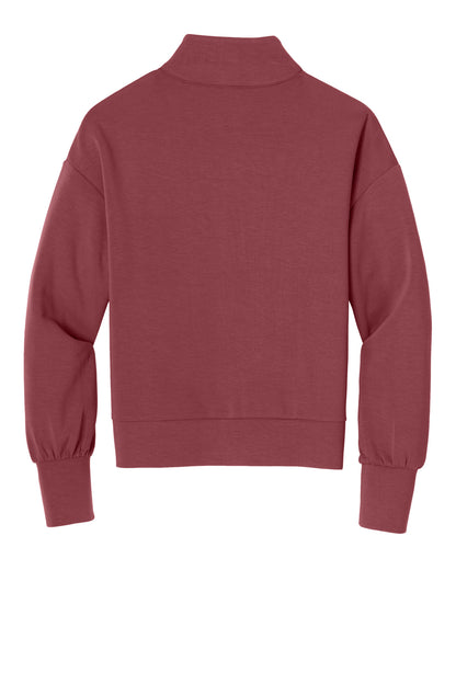 OGIO Women's Transcend 1/4-Zip LOG861 Soft Ruby