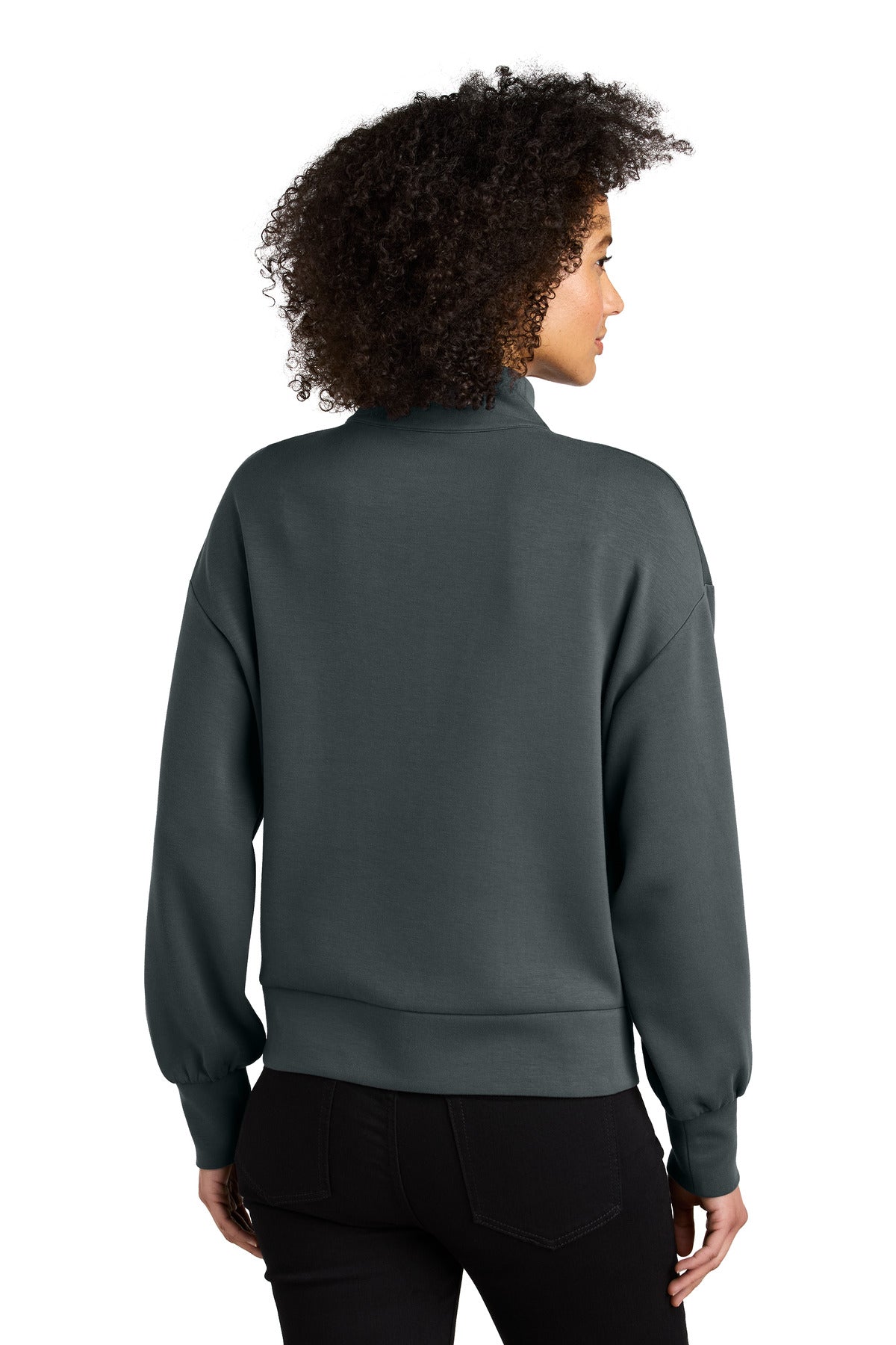 OGIO Women's Transcend 1/4-Zip LOG861 Tarmac Grey