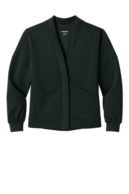 OGIO Women's Transcend Cardigan LOG862 Blacktop