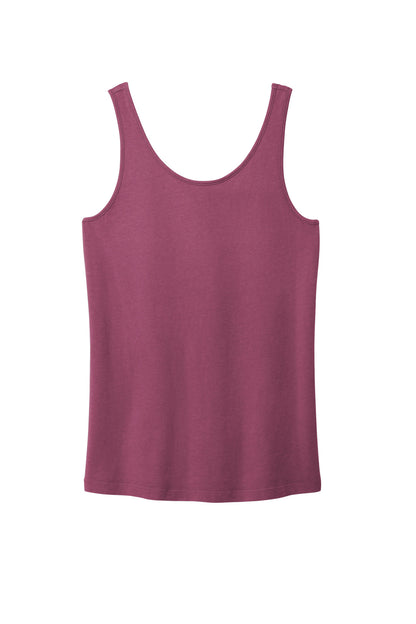 Port & Company Women's Beach Wash Garment-Dyed Tank LPC099TT Vintage Raspberry