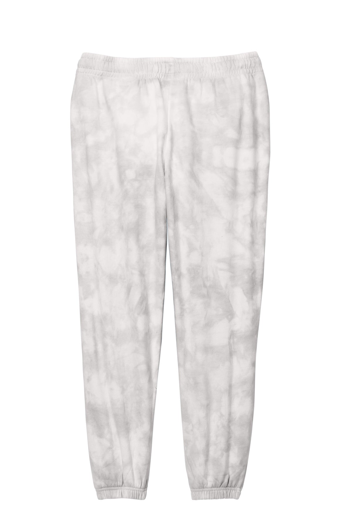 Port & Company Women's Beach Wash Cloud Tie-Dye Sweatpant LPC140P Dove Grey