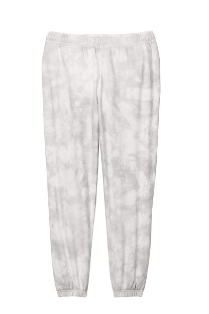 Port & Company Women's Beach Wash Cloud Tie-Dye Sweatpant LPC140P Dove Grey
