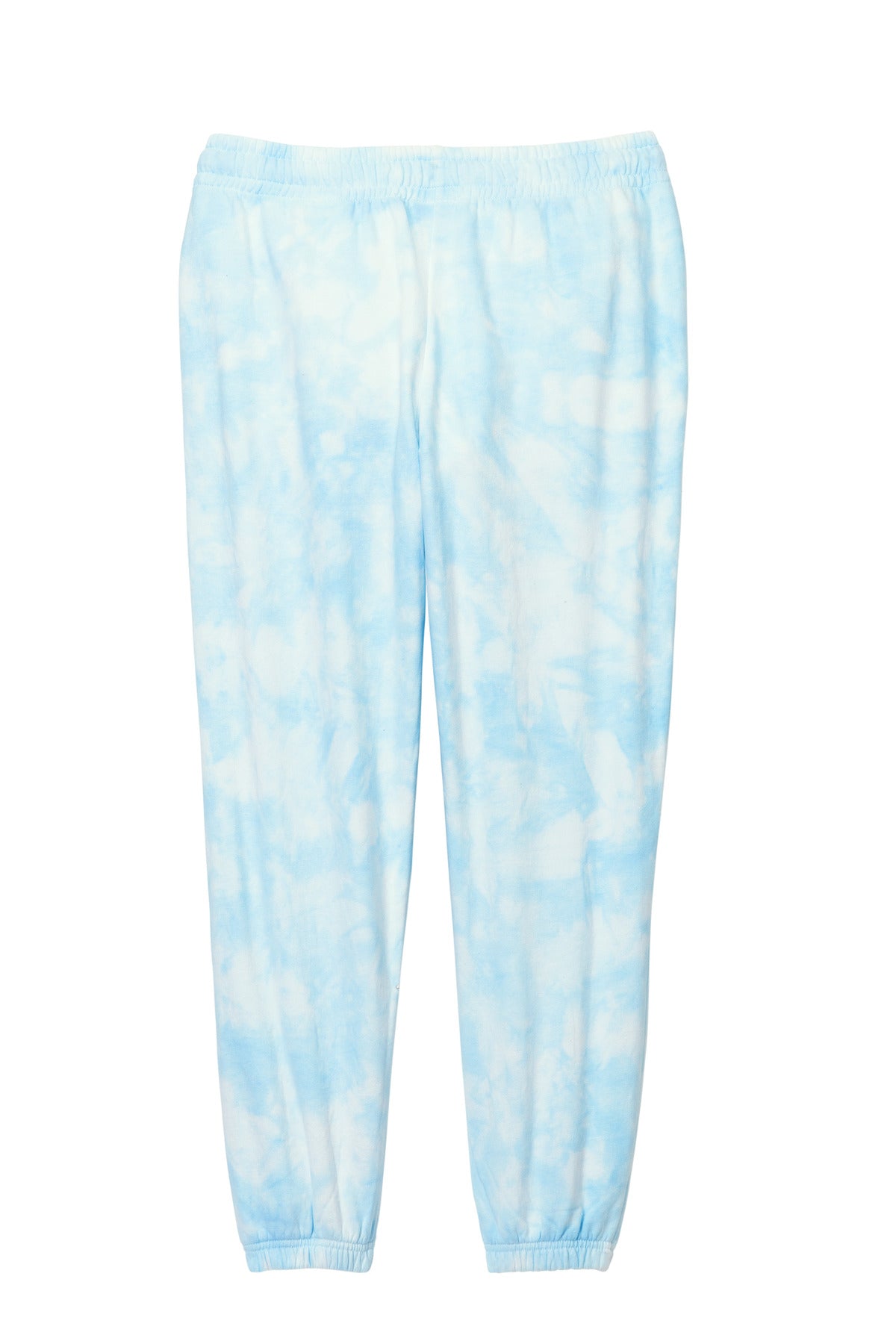 Port & Company Women's Beach Wash Cloud Tie-Dye Sweatpant LPC140P Glacier