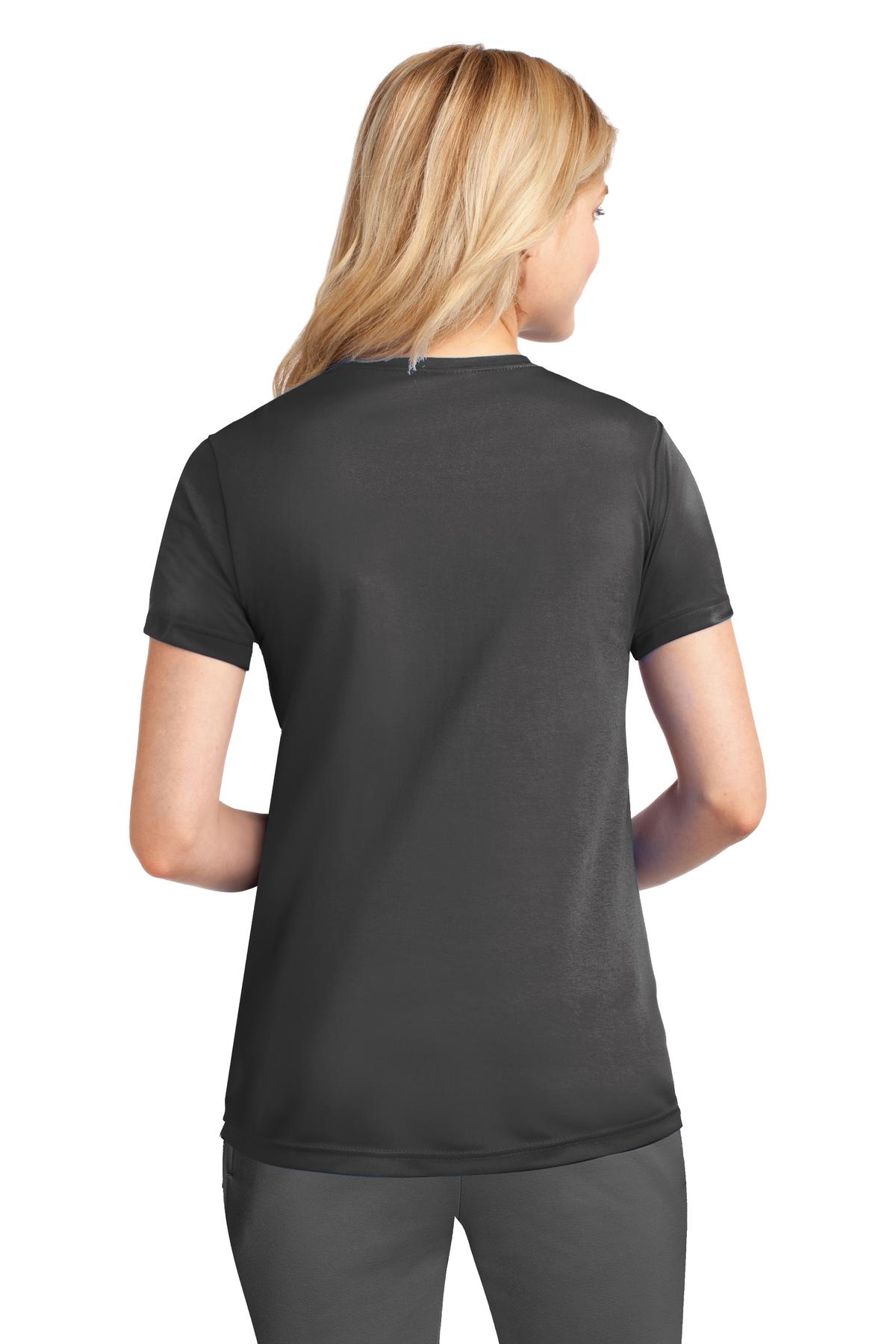 Port & Company Women's Performance Tee. LPC380 Charcoal
