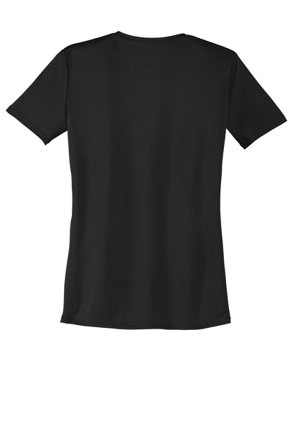 Port & Company Women's Performance Tee. LPC380 Jet Black