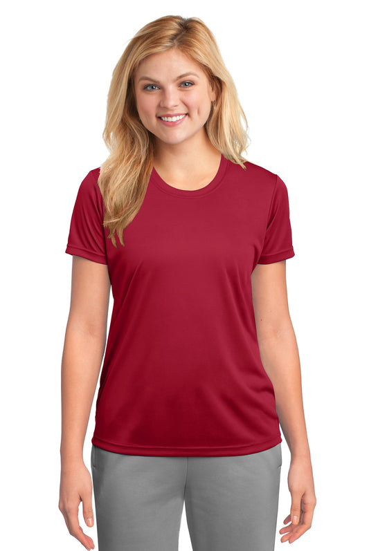 Port & Company Women's Performance Tee. LPC380 Red