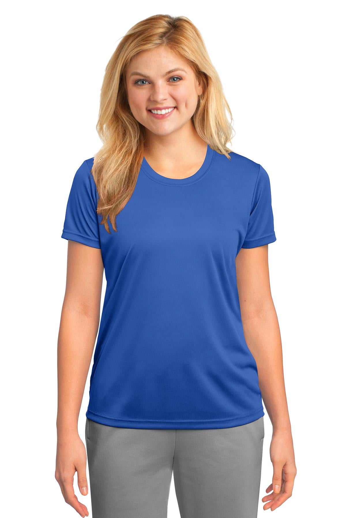 Port & Company Women's Performance Tee. LPC380 Royal
